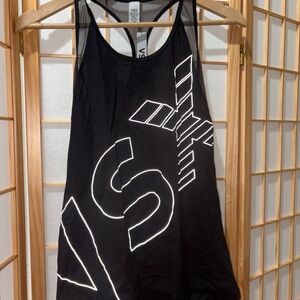 Victoria’s Secret Black Reflective Tank Top